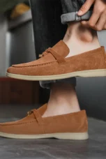 Maxime | Genuine Suede Tassel Loafers