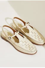 Peggy | Italian Leather Slingback Sandals