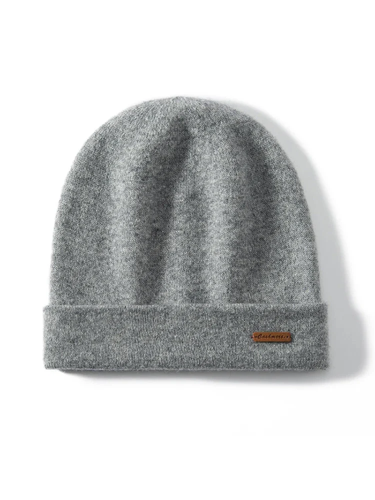 Double Layer Cashmere Beanie