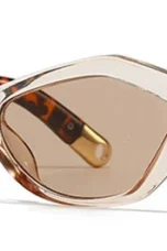 Neutral Cat-Eye Sunglasses