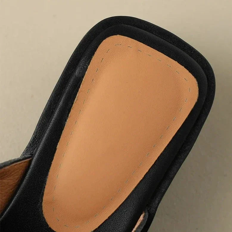 Mathilda | Sheepskin Lined Bow Sandals