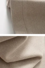 Adelia | 50% Wool Belted Wide Leg Trousers