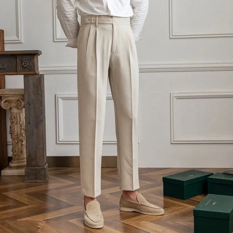 Agnes | High Rise Straight Leg Trousers