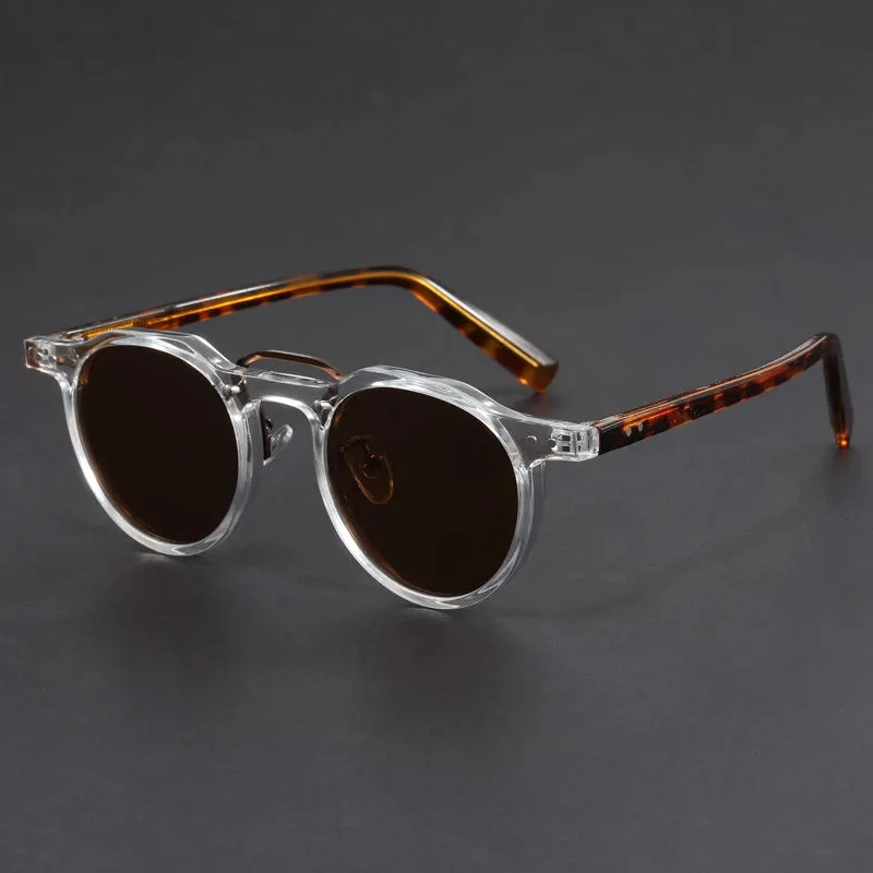 Round Frame Polarized Sunglasses