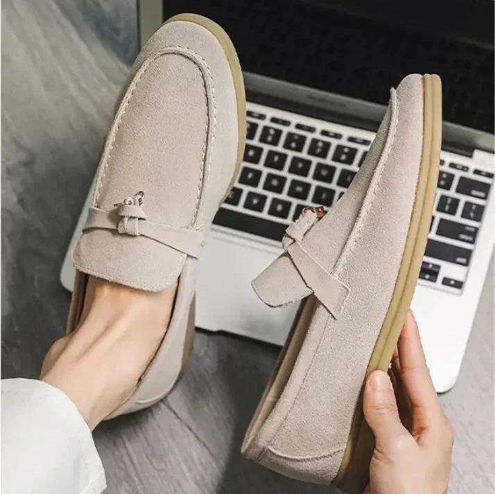 Maxime | Genuine Suede Tassel Loafers