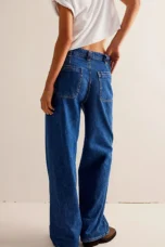 Modestine | Rigid Cotton Wide Leg Jeans