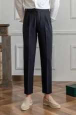 Agnes | High Rise Straight Leg Trousers