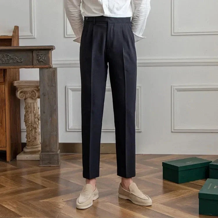 Agnes | High Rise Straight Leg Trousers