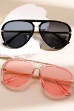Translucent Aviator Sunglasses