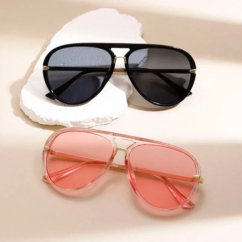 Translucent Aviator Sunglasses