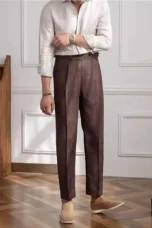 Mildred | 100% Linen High Waist Trousers