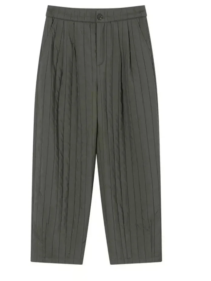 Helene | Quilted Insulated Wide Leg Pants
