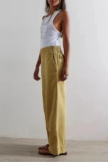 Melina | Loose Fit High Rise Wide Jeans
