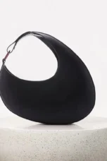 Crescent Leather Shoulder Bag