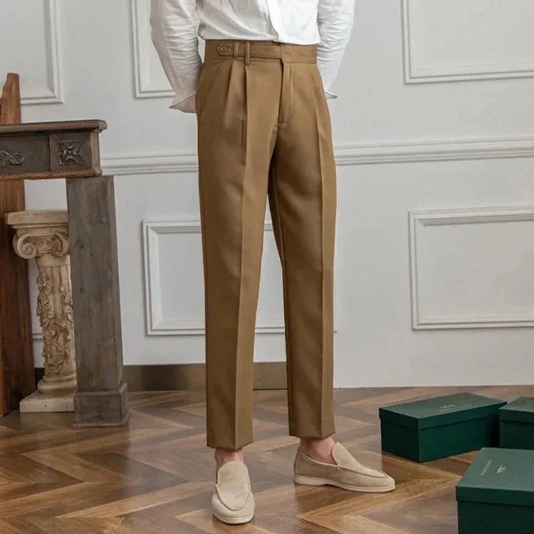 Agnes | High Rise Straight Leg Trousers