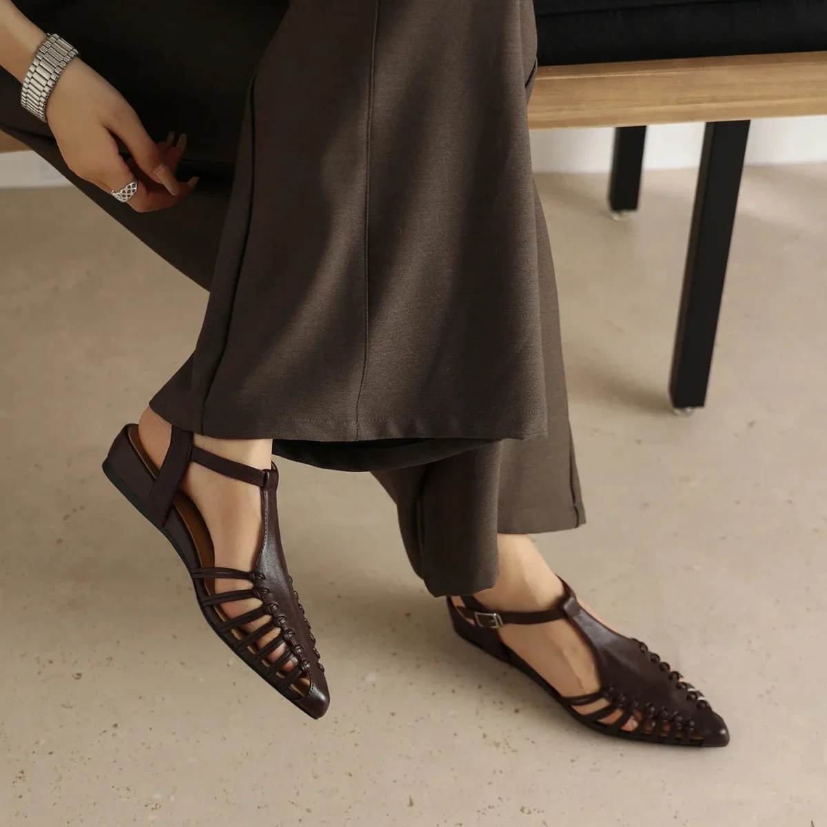 Ulrique | Pointed Slingback Block Heels