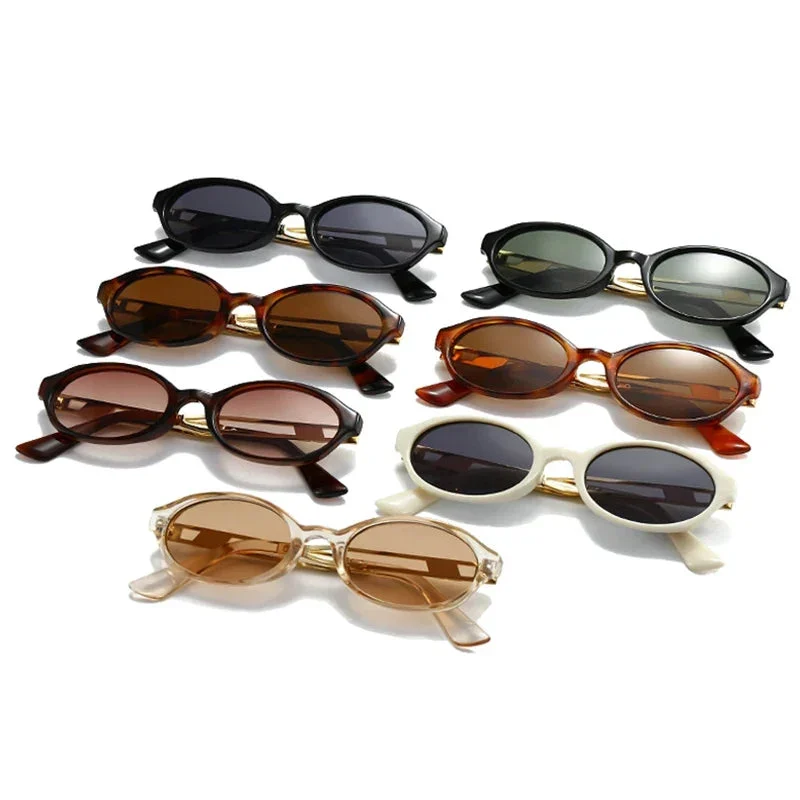 Tortoiseshell Sunglasses, Gold Temples
