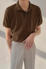 Dollard | 100% Cotton Ribbed Knit Polo