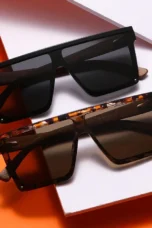 Bamboo Arm Polarized Sunglasses