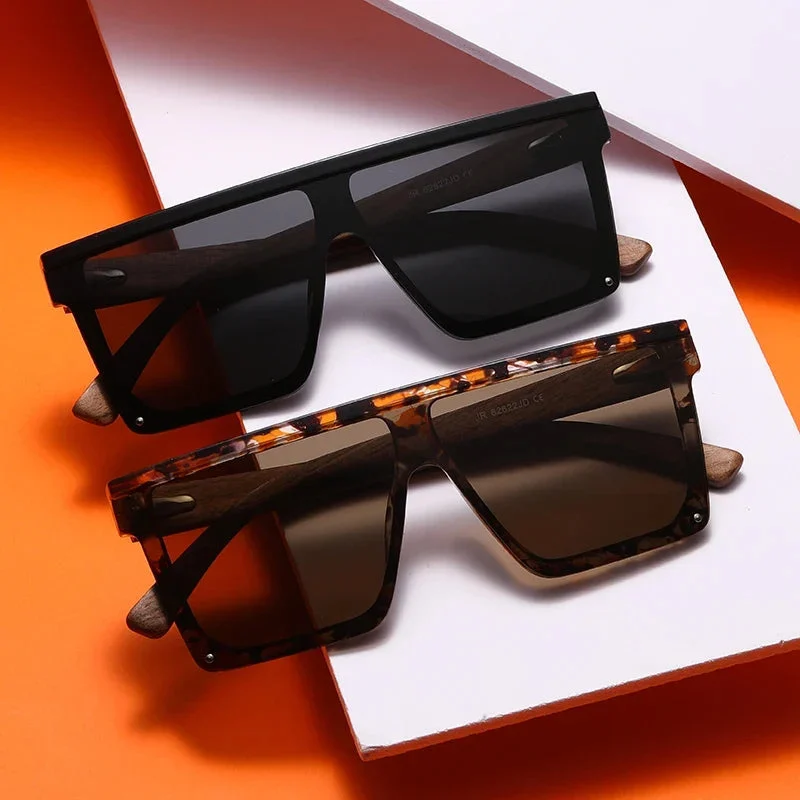 Bamboo Arm Polarized Sunglasses