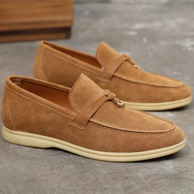 Maxime | Genuine Suede Tassel Loafers