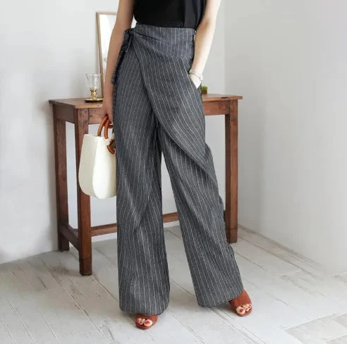 Paquerette | Cotton Pinstripe Trousers