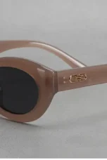 Thick Rim Round Sunglasses