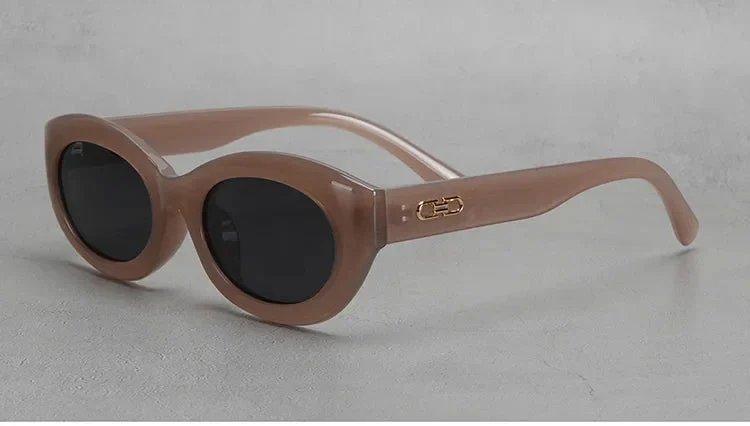 Thick Rim Round Sunglasses