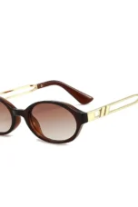 Tortoiseshell Sunglasses, Gold Temples