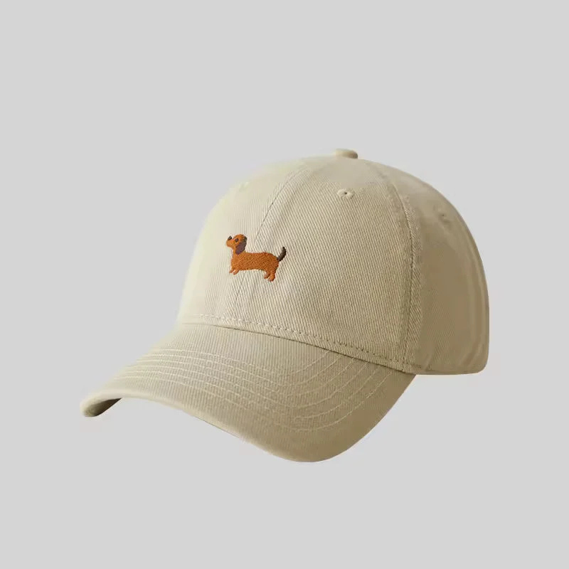 Embroidered Dachshund Baseball Cap