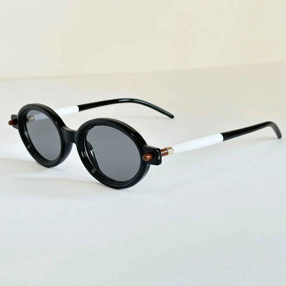 Oval Sunglasses, Brown Tinted Lens
