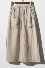 Adelina | Wide Leg 100% Linen Skirt