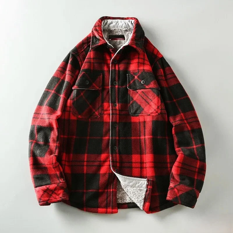 Patrice | Fleece Lined Flannel Shirt Jacket