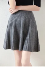 Laurentine | Merino Wool Mini Skirt