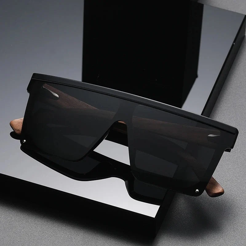 Bamboo Arm Polarized Sunglasses