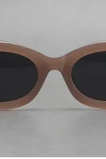 Thick Rim Round Sunglasses