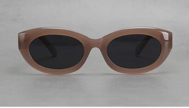 Thick Rim Round Sunglasses