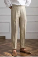 Mildred | 100% Linen High Waist Trousers
