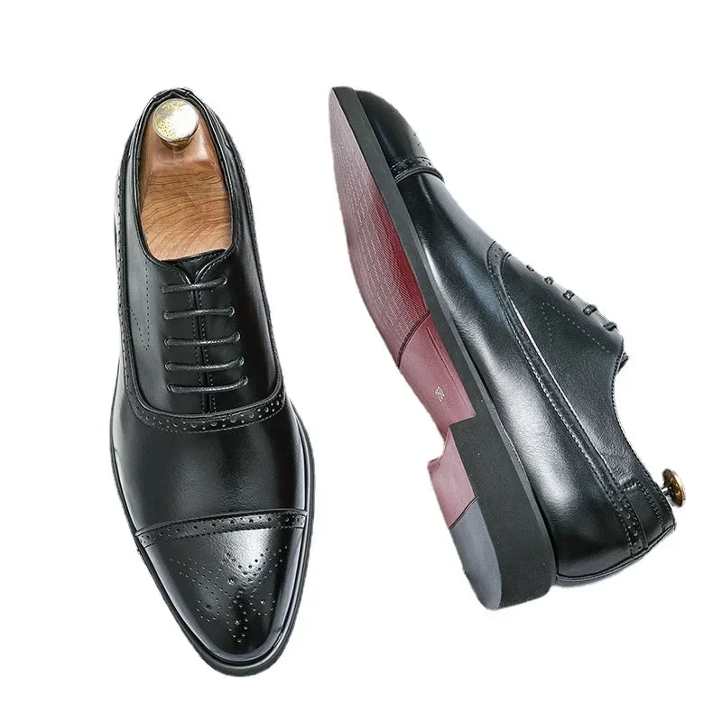 Frédéric | Red Sole Brogue Oxfords