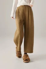 Helene | Quilted Insulated Wide Leg Pants