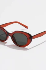 Tortoiseshell Oval Sunglasses