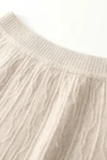 Olympia | Merino Wool Knit A-Line Skirt