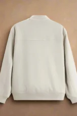 Damien | Brushed Cotton Zip Front Jacket