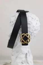 Suede Knot Buckle Belt, 2.8 cm Wide