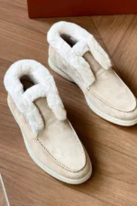 Lila | Shearling-Lined Loafer Boots