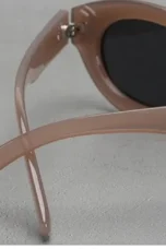 Thick Rim Round Sunglasses