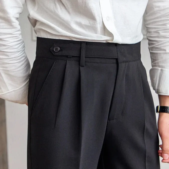 Agnes | High Rise Straight Leg Trousers