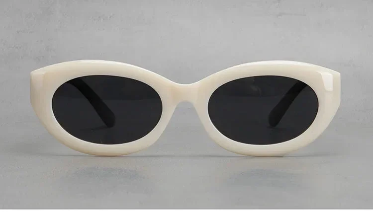 Thick Rim Round Sunglasses