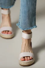 Zulma | Leather Strap Platform Espadrilles