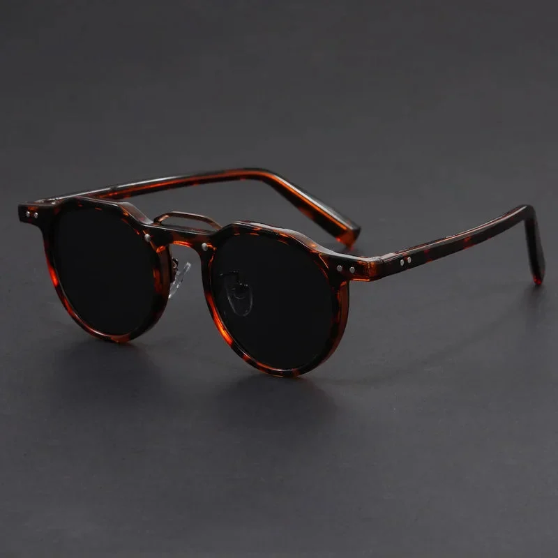 Round Frame Polarized Sunglasses